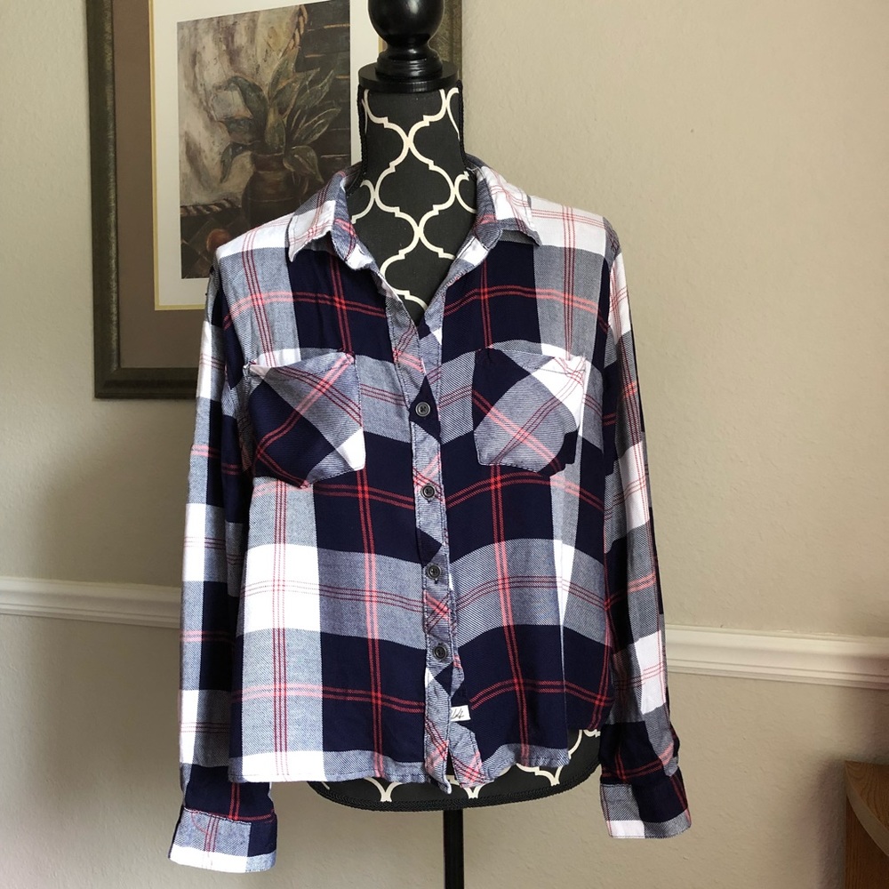 Plaid Top Size Medium